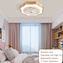 Ceiling Fan with Lighting LED Light Stepless Dimming Adjustable Wind Speed Remote Control Without Battery Modern LED Ceiling Lig