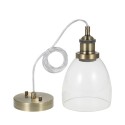 Tomshine Retro Vintage Socket Glass Pendant Light Lamp