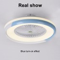 Ceiling Fan with Lighting LED Light Stepless Dimming Adjustable Wind Speed Remote Control Without Battery Modern LED Ceiling Lig