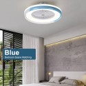 Ceiling Fan with Lighting LED Light Stepless Dimming Adjustable Wind Speed Remote Control Without Battery Modern LED Ceiling Lig