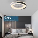 Ceiling Fan with Lighting LED Light Stepless Dimming Adjustable Wind Speed Remote Control Without Battery Modern LED Ceiling Lig