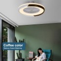 Ceiling Fan with Lighting LED Light Stepless Dimming Adjustable Wind Speed Remote Control Without Battery Modern LED Ceiling Lig