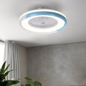 Ceiling Fan with Lighting LED Light Stepless Dimming Adjustable Wind Speed Remote Control Without Battery Modern LED Ceiling Lig