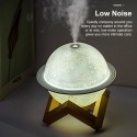 200ML USB Humidifier LED Night Light Oil Diffuser Cool Mist Maker 3 Light Modes 2 Spray Modes for Home Office Use