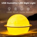 200ML USB Humidifier LED Night Light Oil Diffuser Cool Mist Maker 3 Light Modes 2 Spray Modes for Home Office Use