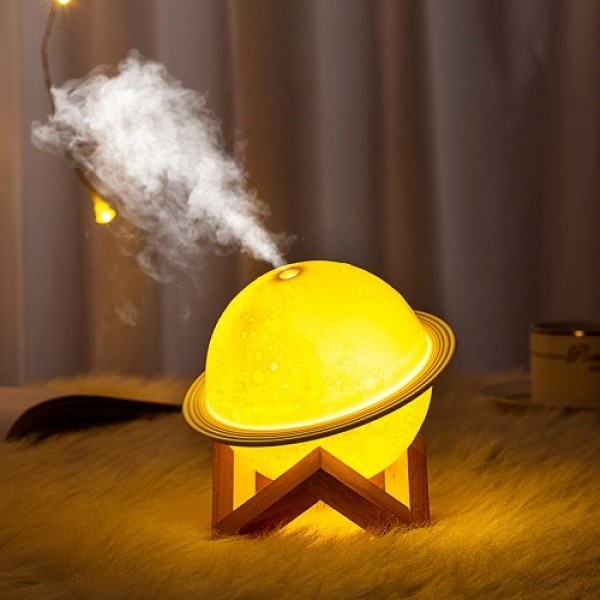 200ML USB Humidifier LED Night Light Oil Diffuser Cool Mist Maker 3 Light Modes 2 Spray Modes for Home Office Use