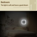 6PCS Plug-in LEDs Night Light with Auto Dusk to Dawn Sensors Lighting Control Nightlight for Bedroom Stairs Kitchen Hallway