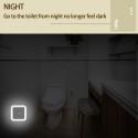 6PCS Plug-in LEDs Night Light with Auto Dusk to Dawn Sensors Lighting Control Nightlight for Bedroom Stairs Kitchen Hallway