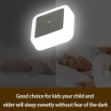 6PCS Plug-in LEDs Night Light with Auto Dusk to Dawn Sensors Lighting Control Nightlight for Bedroom Stairs Kitchen Hallway