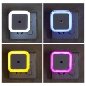 1PCS Wall-mounted Sensor Night Light Automatic On/Off LED Sensor Lights Plug into Wall Light