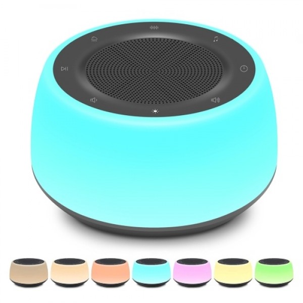 A800 Portable White Noise Sound Machine Led Colorful Night Light