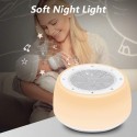 A800 Portable White Noise Sound Machine Led Colorful Night Light