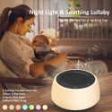 A800 Portable White Noise Sound Machine Led Colorful Night Light