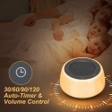 A800 Portable White Noise Sound Machine Led Colorful Night Light