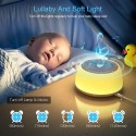 A800 Portable White Noise Sound Machine Led Colorful Night Light