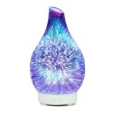 100ml Glass Aromatherapy Humidifier Aroma Essential Oil Diffuser Ultrasonic Humidifier with 7 color LED Light for Home Office