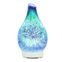 100ml Glass Aromatherapy Humidifier Aroma Essential Oil Diffuser Ultrasonic Humidifier with 7 color LED Light for Home Office