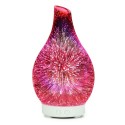 100ml Glass Aromatherapy Humidifier Aroma Essential Oil Diffuser Ultrasonic Humidifier with 7 color LED Light for Home Office