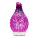 100ml Glass Aromatherapy Humidifier Aroma Essential Oil Diffuser Ultrasonic Humidifier with 7 color LED Light for Home Office