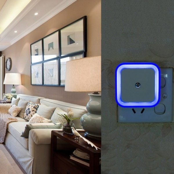 0.4W 4 LEDs Smart LED Light Sensor Night Lamp