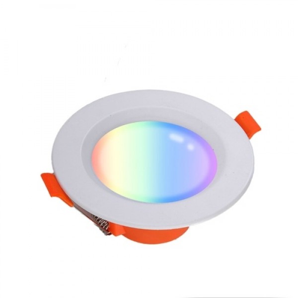 6W WiFi LED Downlights APP Control RGBCW Color Change LED Recessed Spotlights(Model FC-TD001)