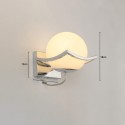 Modern Glass Ball Wall Light Wall Lamp Stylish Wall Lights Reading Lamp for Bedroom Living Room Canteen Stairs Decorative