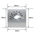 AC85-265V 3W LED Square Wall Lamp Hollow-out Palm Design Wall Light