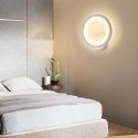 Round Wall Mount Light Vintage Wall Sconces Lighting LEDs Wall Lamp Light Fixture for Bedside Corridor Bedroom Living Room Hallw