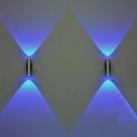 LEDs Wall Lamp Two-Sided Lighting 176-265V Indoor Wall Sconces Aluminum Exterior Lights