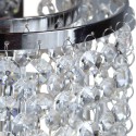 Semi Circular Wall Light Lamp Lighting in Crystal for Living Room Bedroom