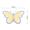 Wall Light Modern LEDs Wall Mounting Lamp Butterfly-Shaped Light Fixture for Bedside Corridor Wall Mounted Home Lighting Decorat