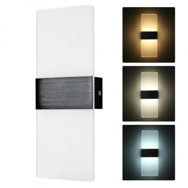 AC110-265V 4W Wall Light Cabinet Lamp 3 Colors Temperature Changeing for Corridor Wardrobe Cabinet Closet Cupboard