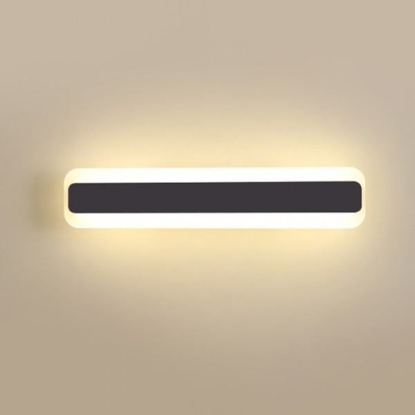 14W Modern Wall Lamp Rectangle Interior Decoration Reading Lamp LEDs Wall Lamp Hard-Wired Wall Lamp