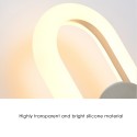 Modern Wall Lamp Elliptical Interior Decoration LEDs Simple Wall Lamp Mirror Light Hard-Wired Wall Lamp 13W Suitable for Living 