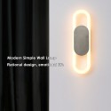 Modern Wall Lamp Elliptical Interior Decoration LEDs Simple Wall Lamp Mirror Light Hard-Wired Wall Lamp 13W Suitable for Living 