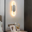 Modern Wall Lamp Elliptical Interior Decoration LEDs Simple Wall Lamp Mirror Light Hard-Wired Wall Lamp 13W Suitable for Living 