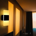 LED Wall Lamp Rectangle AC85-265V Bedside Corridor Wall Lamp Home Decorative Aluminum Light Fixture(14x6cm)