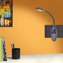 Rechargeable Book Light Clip-on Reading Light Eye-Care LED Light 3 Color Temperature Stepless Dimming with Magnet for Bookworms 