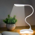 L-ED Desk Lamp 3 Levels Adjustable Brightness Dimmable Sensitive T-ouch Design Flexible Bendable Tube USB