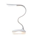 L-ED Desk Lamp 3 Levels Adjustable Brightness Dimmable Sensitive T-ouch Design Flexible Bendable Tube USB