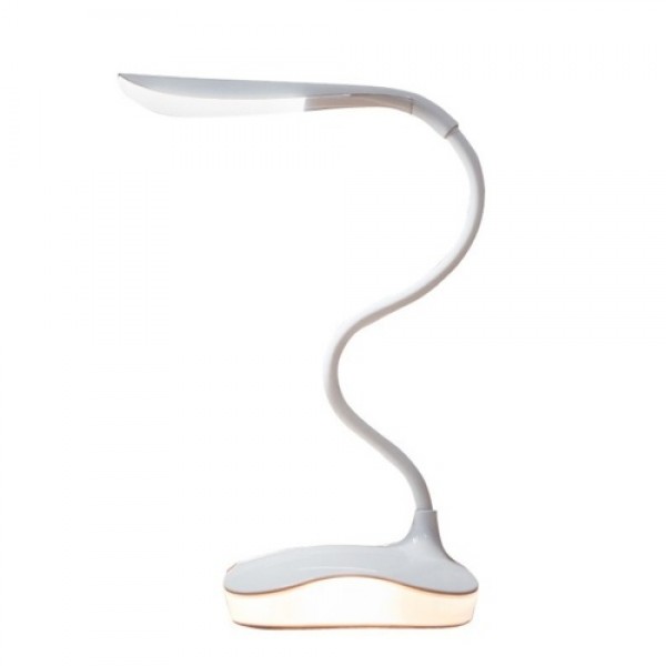 L-ED Desk Lamp 3 Levels Adjustable Brightness Dimmable Sensitive T-ouch Design Flexible Bendable Tube USB