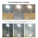 DC5V 4W LEDs Table Desk Reading Lamp Sensitive Touching Control/ 3 Colors Temperature Changeing/ Stepless Brightness Adjustable 