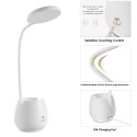 DC5V 4W LEDs Table Desk Reading Lamp Sensitive Touching Control/ 3 Colors Temperature Changeing/ Stepless Brightness Adjustable 