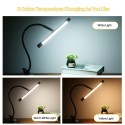 D C 5 V 7 W 36 LEDs Clamp Clip Desk Light Table Lamp USB Powered Operated 3 Colors Temperature Changing 10 Levels Adjustable Bri