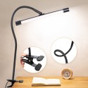 D C 5 V 7 W 36 LEDs Clamp Clip Desk Light Table Lamp USB Powered Operated 3 Colors Temperature Changing 10 Levels Adjustable Bri