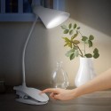 LED Clip On Reading Light USB Rechargeable Reading Lamp with Slick Touch Control