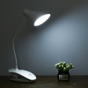 LED Clip On Reading Light USB Rechargeable Reading Lamp with Slick Touch Control