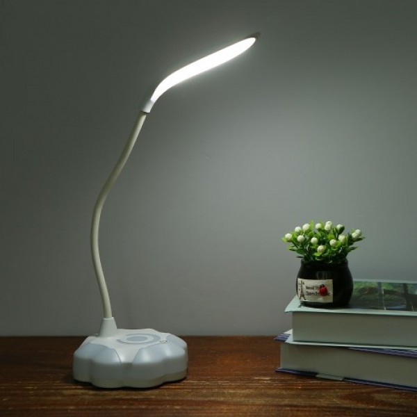 Dimmable USB Desk Lamp Table Lamp with 3 Levels Brightness Touch Sensor Switch Eye Protect Desktop Rechargeable Light Dimmer