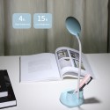 Desk Lamp Desk Light with 3 Color Modes USB Charging Port Pen Holder and Phone Stand Eye-Caring 360° Flexible Table Lamp for Bed