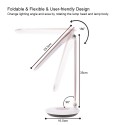 Tomshine 5.5W 300LM LED Ultrathin Table Light with Power Adapter